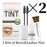Kit de tinte para pestañas ICONSIGN para cejas, resistente al agua, 15 minutos de duración, para realzar las cejas y mantener el maquillaje de larga duración.