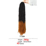 20-Inch Ombre Soft Dreadlocks Crochet Hair | Straight Synthetic Faux Locs for Black Women (Kanekalon Fiber)