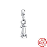 New 925 Silver Rings Styling Two-ring Connector Links Charms Beads Fit Original Pantaro Me Rings Bracelet DIY For Women Jewelry - Lootquake