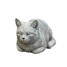 Estatua de gato de resina con adorno de gato, figuras de animales únicas y realistas, escultura de gato de dibujos animados para patio.