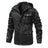 Winter Men's Warm Padded Jackets Fashion Men Fleece Lined Thermal Hooded Coats Men Mountain Ski Windbreaker Jackets Clothing - Lootquake