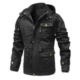 Winter Men's Warm Padded Jackets Fashion Men Fleece Lined Thermal Hooded Coats Men Mountain Ski Windbreaker Jackets Clothing - Lootquake
