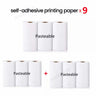 57x30mm Thermal Printing Paper Color White Semi-Transparent Thermal Printing Roll Paper For Kid Instant Print Camera Label Paper