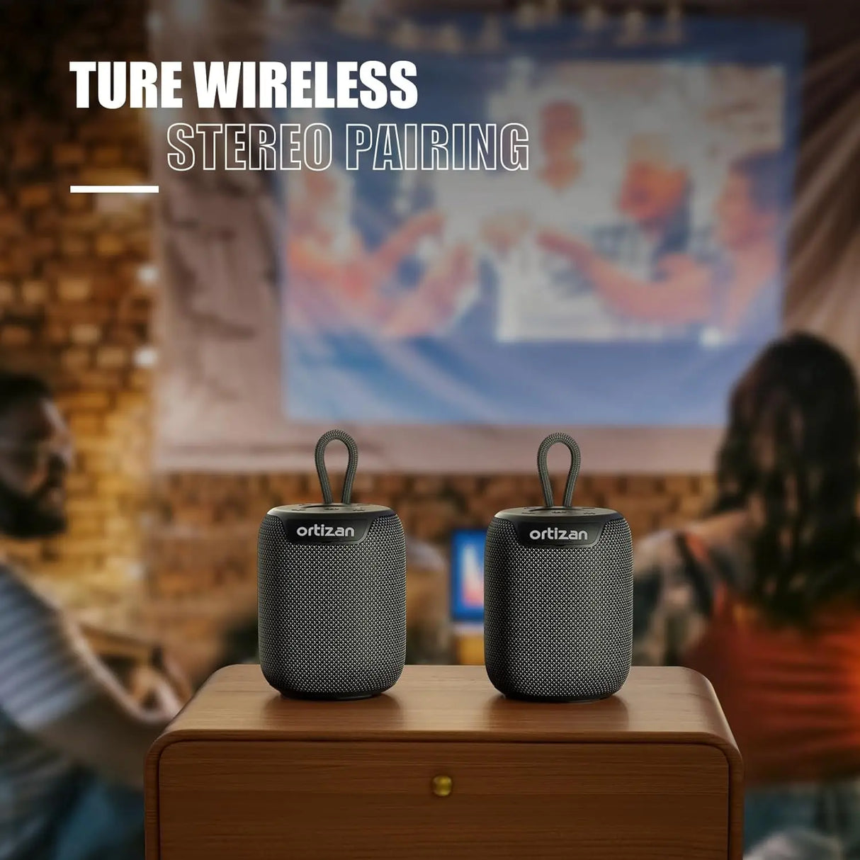 Altavoces Bluetooth, Altavoces Portátiles de 15 W Bluetooth Inalámbricos V5.3 con Sonido Estéreo, Extra Bass Activo, Resistente al Agua IPX7