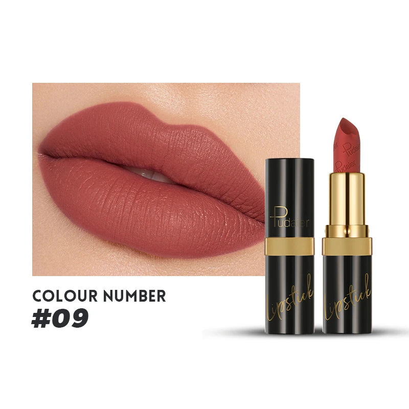 Luxury Lipstick - Intense Moisture, Waterproof, Non-stick - Long-lasting, Non-fading Color