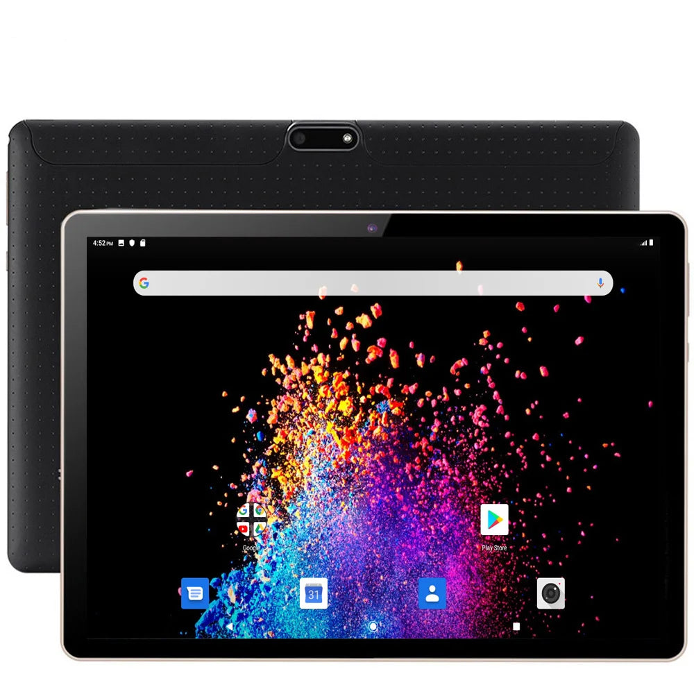 Nouvelle version mondiale : tablette PC 10 pouces, 4 Go de RAM, 64 Go de ROM, Octa Core, double 3G, appels téléphoniques, Wi-Fi, Bluetooth, Google Play, tablettes Android