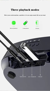 Altavoz Bluetooth de pared con interconexión TWS, batería incorporada de 4400 mAh, estéreo portátil, subwoofer estéreo envolvente 3D inalámbrico.