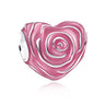 Colgante de plata 925 con forma de serpiente para San Valentín, ideal para pulseras originales de plata de ley 925 para mujer, regalo de joyería DIY.