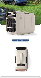 Aire acondicionado portátil para habitación, tienda de campaña, 1400 W, R290/80 g, 1-12 h