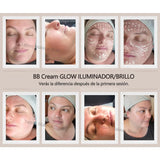 Crema BB de 8 ml, suero iluminador, ampolla, esencia facial, niacinamida/péptido, base hidratante, ácido hialurónico, cuidado de la piel, belleza
