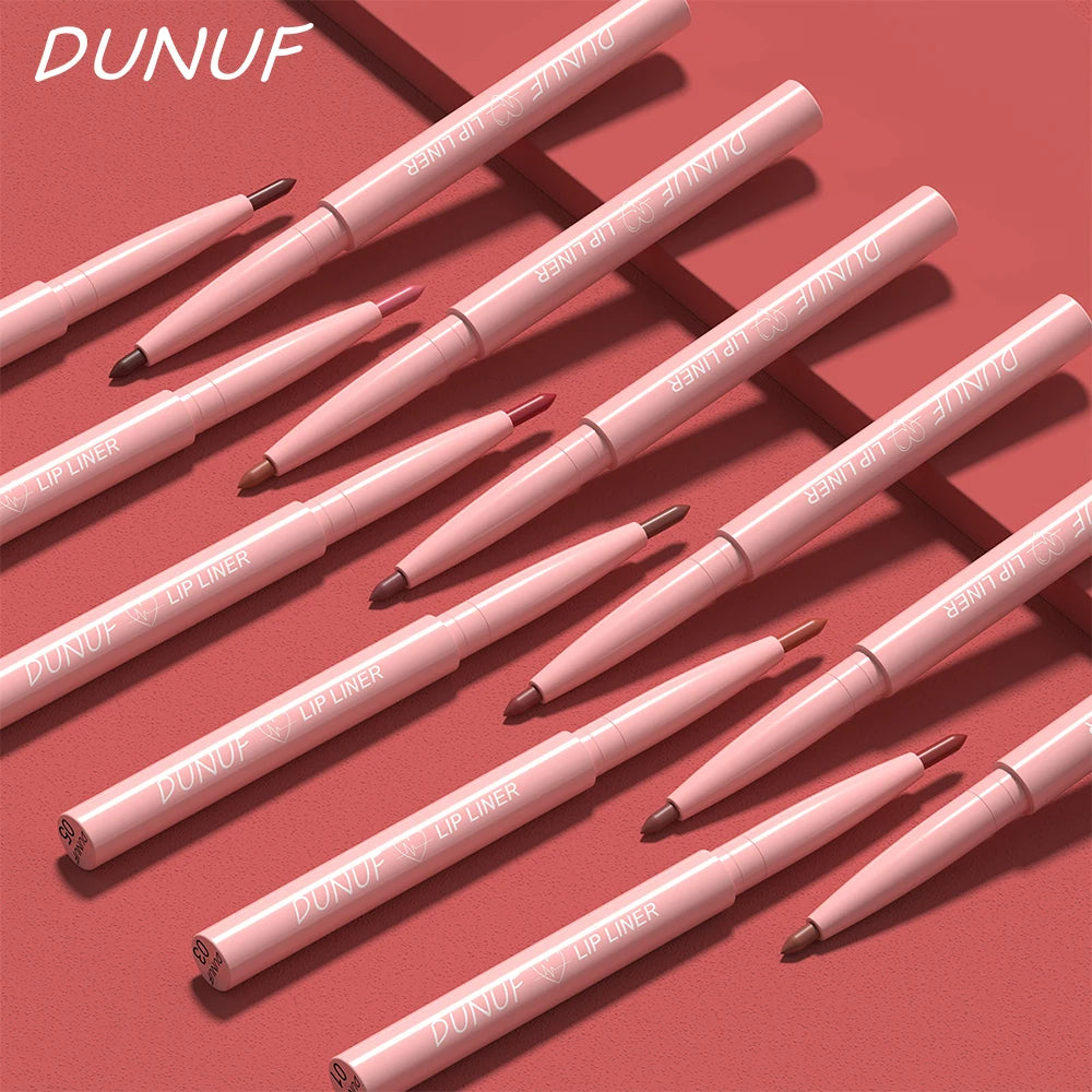 12-Color Luxury Matte Lipliner - Waterproof, Moisturizing,Long-Lasting,Non-Stick,Perfect Versatile Shades for All Skin Types