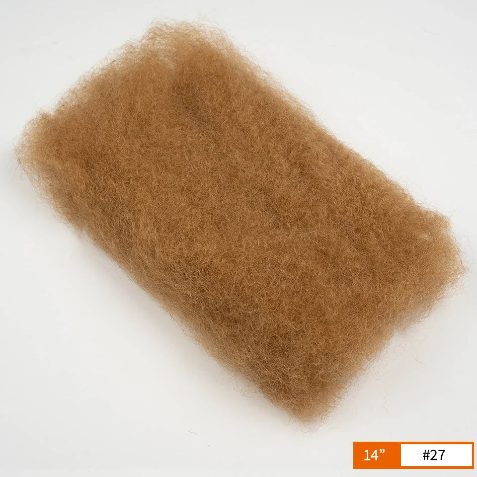 99J Burgundy Afro Kinky Bulk Human Hair | Brazilian Remy | Dreadlock & Braiding Hair | 50g