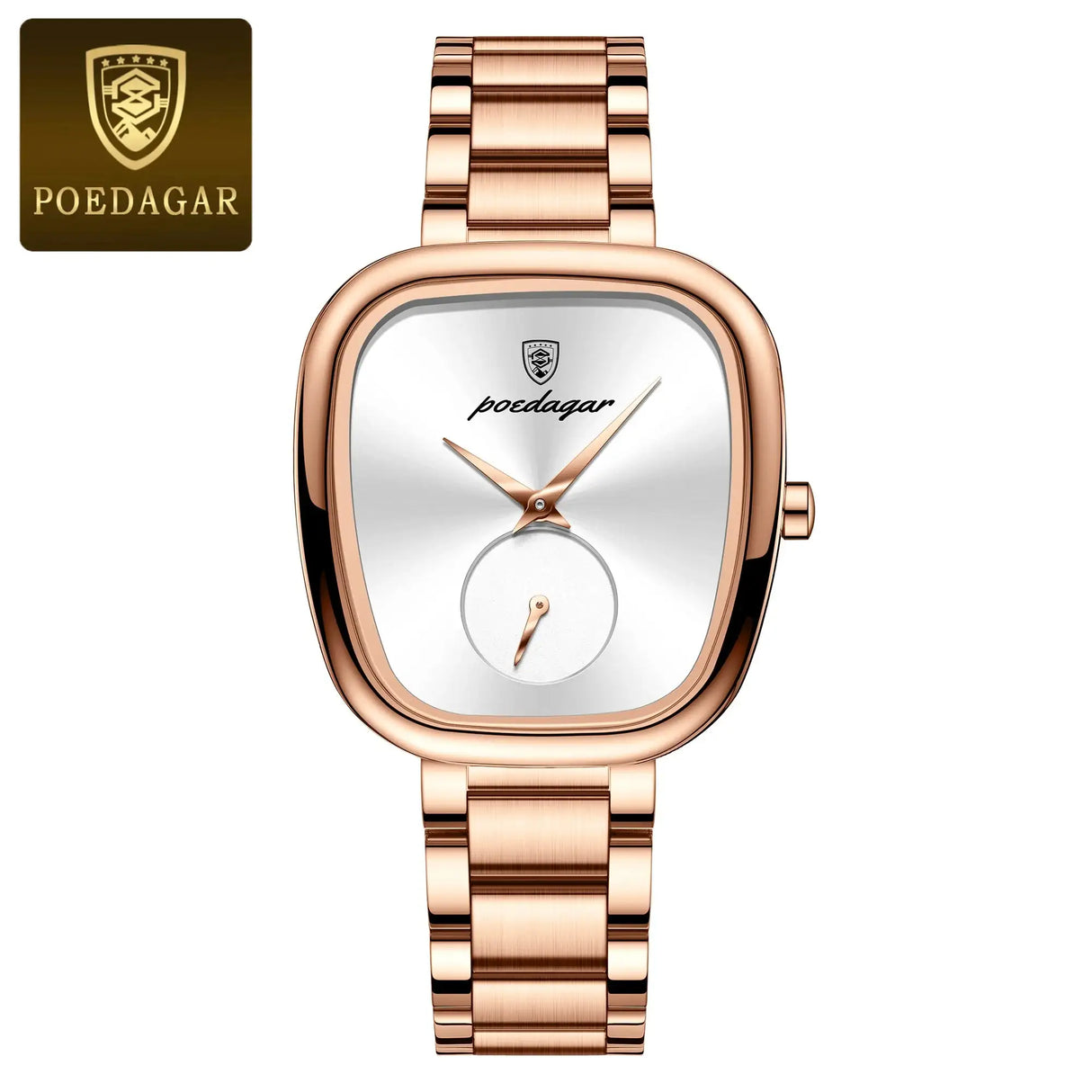POEDAGAR Luxury Watch for Woman Waterproof Stainless Steel Quartz Ladies Watch High Quality Women's Watches Elegant Female Clock - Lootquake