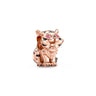 Nuevo dije de rana perezosa de plata 925 con forma de animal, pato, cerdo, oso, compatible con pulsera original, decoración, colgante para mujer, regalo de joyería