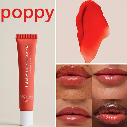 Summer Friday's Vanilla Beige Lip Balm Moisturizing Transparent Lipstick Set Lip Makeupv Smooth Soft Tube Mirror Lip Gloss