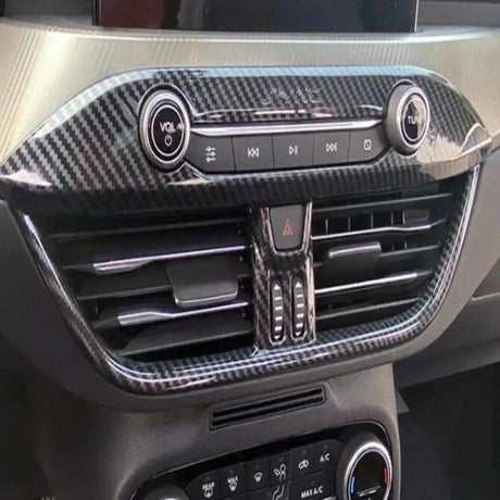 For Ford Focus MK4 2019 2020 Carbon Fiber Look Interior window swtich gear Steering Wheel Headlamp air Switche Button Cover Trim - Lootquake