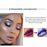 HANDAIYAN Best Seller Glitter Lip Gloss 6colors Moisturizing Mermaid Lip Glaze Waterproof Long Lasting Liquid Lip Stick