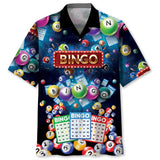 Full Print Mens Retro Bingo Game Hawaiian Shirt New In Summer Short Sleeve Button Up Beach Blouse Casual Men's Aloha Shirt Tops - Lootquake