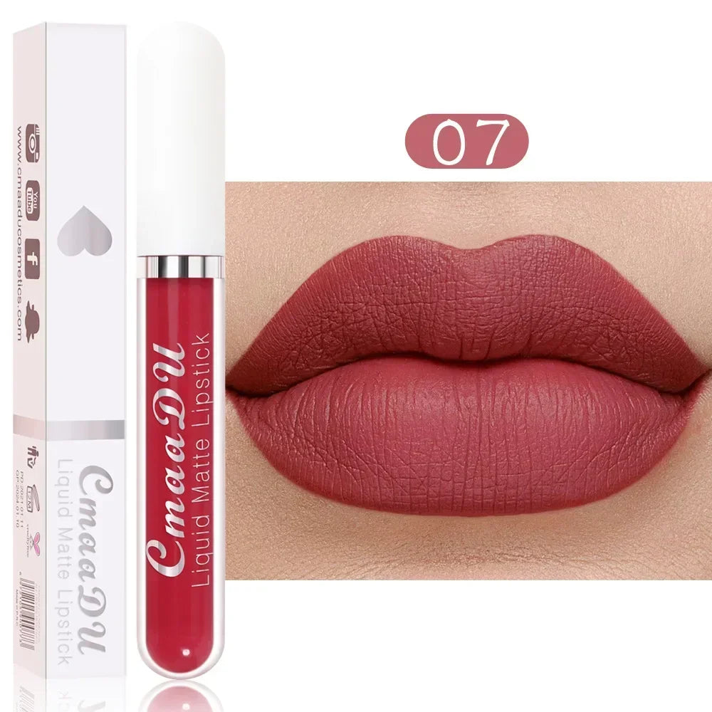 Lipstick Waterproof Long lasting Make-up for women Cosmetics Korean makeup Matte lipstick