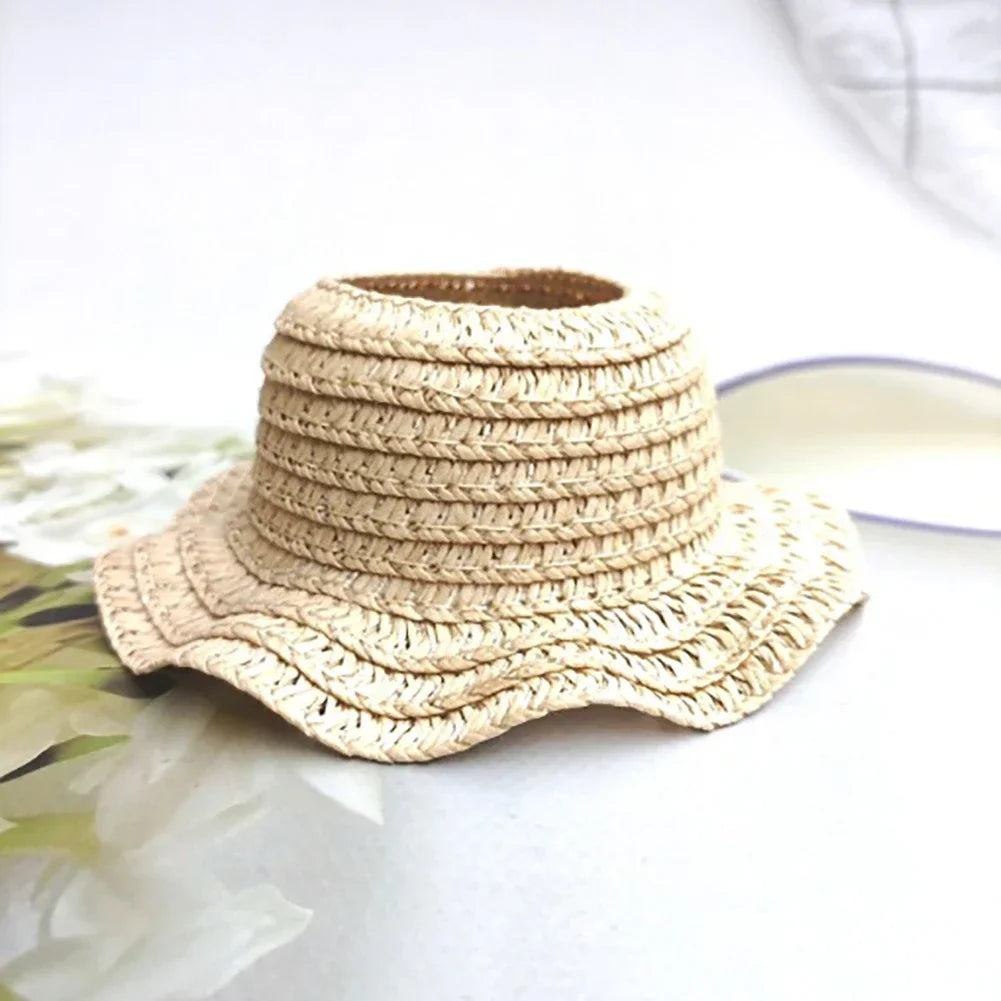 Vêtements de poupée Labubu Big Into Energy, combinaison d'été de remplacement avec chapeau de paille et ceinture pour Ropa Labubu
