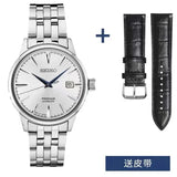 SEIKO Automatic AAA+ Men's Cocktail Style Multi-function Steel Strap Men's Business Commuter Gentleman Blue Mechanical Watch - Lootquake