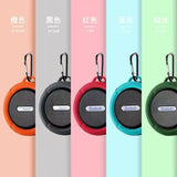 Altavoz Bluetooth inalámbrico impermeable con ventosa para deportes al aire libre, mini subwoofer para ducha, coche, teléfono inteligente, micrófono TF C6