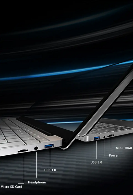 Fingerprint Unlock Intel Laptop 15.6 Inch Windows 10 11 Pro IPS Portable Laptop 12G RAM 128GB/256GB/512GB/1TB SSD HDMI Notebook - Lootquake