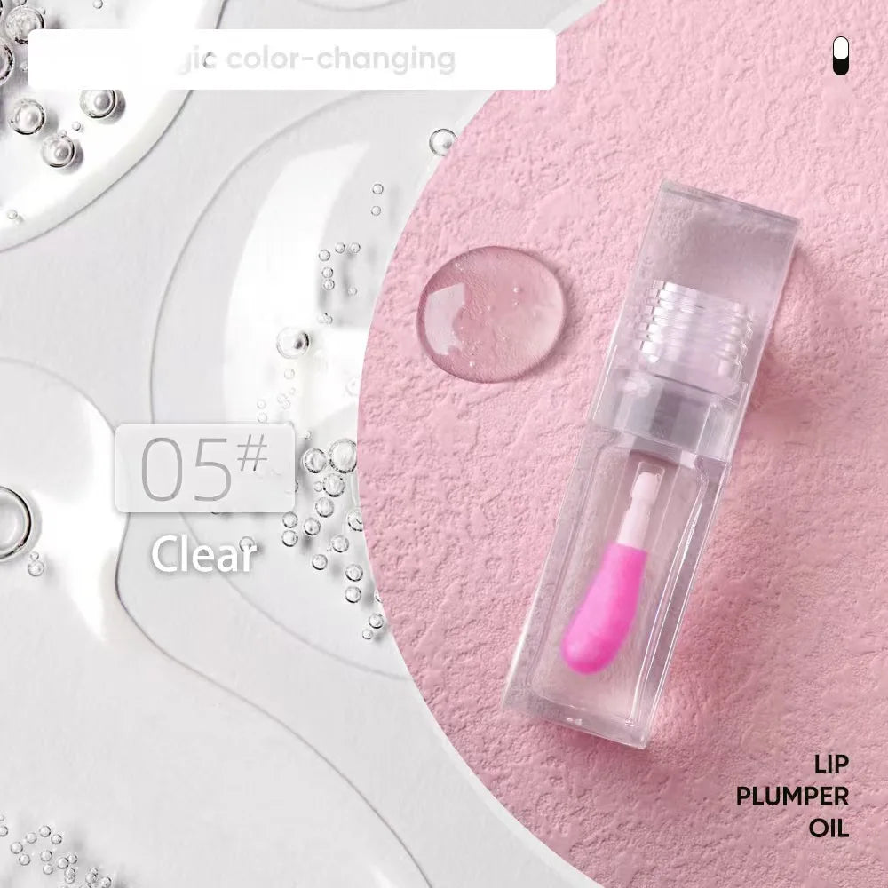 Private Label Clear Lipgloss Full Color Makeup Plumping Lip Oil Moisturizing Waterproof Lasting Lip Gloss Cosmetics Custom Bulk