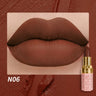 Matte Lipstick, 18-Color, Long-Lasting, Non-Stick Cup, Fade-Resistant, Velvety Texture, Luxurious Hydrating Lip Makeup For All-D