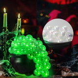 Halloween Indoor Decor DIY Bubbling Witch Cauldron Set Large Black Plastic Bowl for Spooky Party Decoration Home Table Kitchen