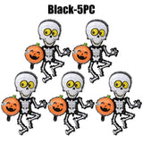 Halloween Balloon Decor Set with Pumpkin Skull Foil Balloons for Spooky Themed Party and Fun Cartoon Shaped Balloons