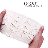50pcs Cosmetic Puff Powder Smooth Makeup Foundation Sponge Beauty Make Up Tools Wedge Beauty Sponge Disposable Applicator