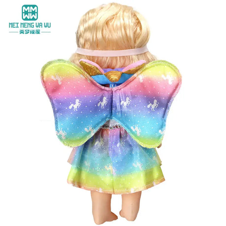 For 15-18 Inch American Doll Toys Newborn Doll Fashion Backpack, Safety Seat, Blanket, Sleeping Bag, Gift for Girls - Lootquake