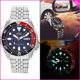 SEIKO Men's Sports Quartz Waterproof Watch, Multifunctional Dial Luminous Hands and Markers, Stainless Steel or Rubber Strap. - Lootquake
