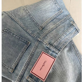 「MD」High Waist Jeans Women 2025 New Spring Plus-size Straight Loose Wide Leg Pants - Lootquake