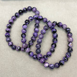 Wholesale Natural 9mm 11mm 12mm 13mm Charoite Smooth Round Loose Beads For Jewelry Making DIY Bracelets Necklace Strand Gift - Lootquake