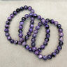 Wholesale Natural 9mm 11mm 12mm 13mm Charoite Smooth Round Loose Beads For Jewelry Making DIY Bracelets Necklace Strand Gift - Lootquake
