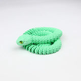 Snake Sculpture Articulated Snake Decor Articulated Animals Figurine with Movable Joints 3D Printed Model Home Desktop Ornament
