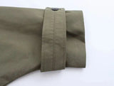 Autumn Winter Army Green Windbreaker Jacket Women Streetwear Loose Oversize Hooded Overcoat Female Single Breasted Thicken Coat - Lootquake