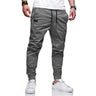 2025New Men's Casual Sports Pants Sweatpants Male Jogger Cargo Harem Pencil Pants Trousers Multi-pocket Sweatwear