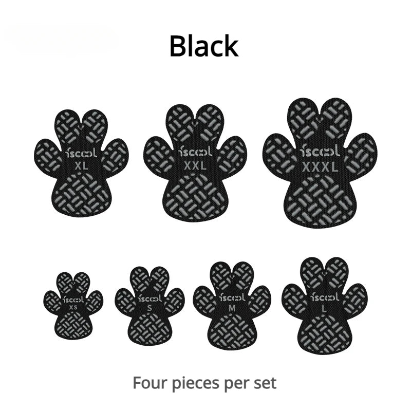 4PCS Dog Anti Slip Pad Breathable Foot Pad Disposable Pet Foots Mat Prevent Slip Waterproof Protector Avoid Dogs Slipping