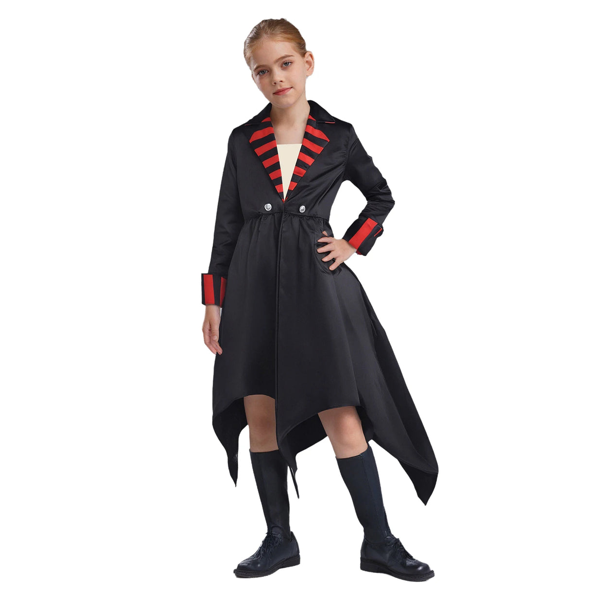 Kids Girls Gothic Vampire Costume