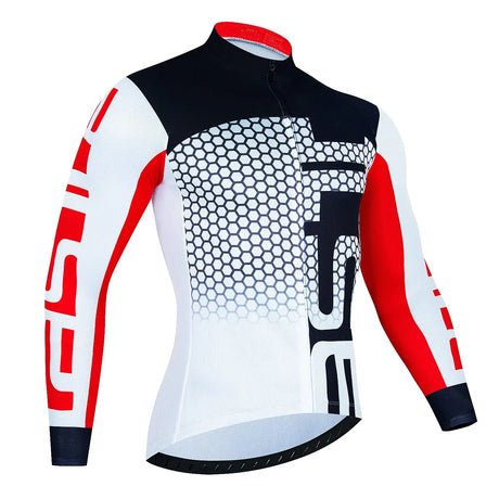 2023 Pro Cycling Jerseys Men Long Sleeves MTB Shirts Bicycle Clothing Mountain Bike Jersey Motocross Outfit Windbreaker Riding - Lootquake