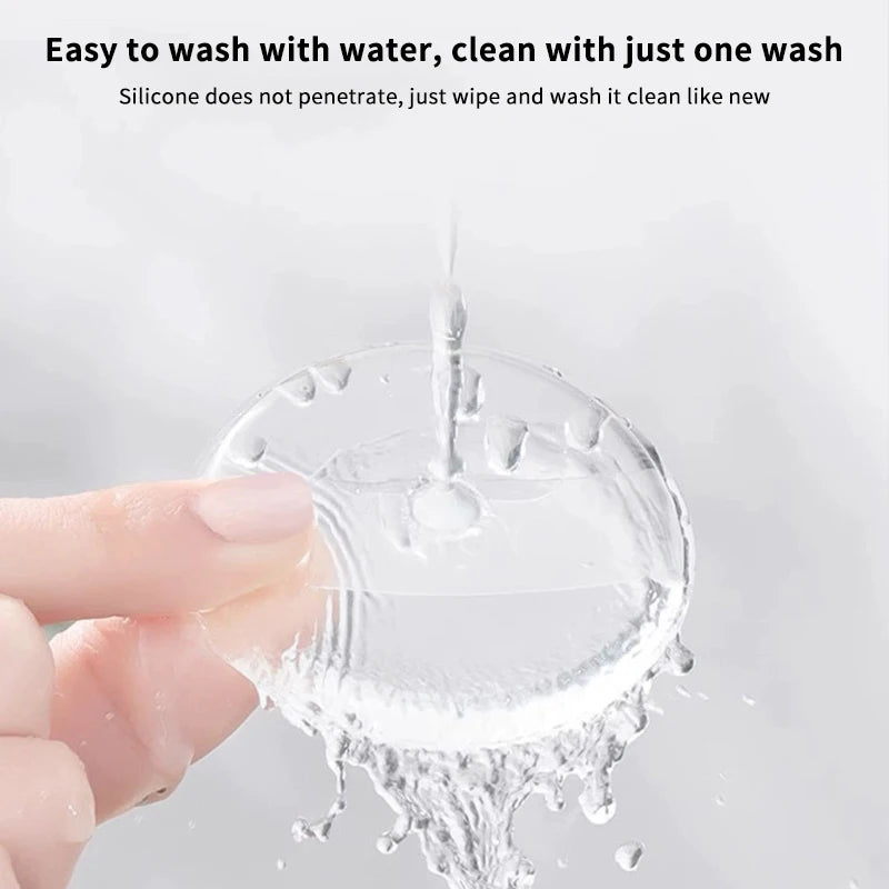 Soft Silicone Gel Powder Puff Sponge For Cosmetic Foundation BB Cream Face Makeup No Powder Eating Beauty