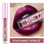 Metallic No-stick Cup Lip Gloss Glitter Matte Moisturizing Waterproof Long Lasting Lip Glaze Liquid Lipstick Lip Makeup Cosmetic