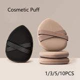 1/3/5/10pcs Double Side Cosmetic Puff Wet Dry-Use For Liquid Foundation Powder Women Make Up Tools Briolette Soft Powder Puff