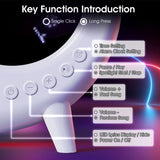 Altavoz Bluetooth inalámbrico portátil con luz LED RGB nocturna, despertador, reproducción de audio para mesita de noche, sala de estar, decoración de dormitorio