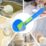 Embudo creativo con cuchara deslizante para preparar proteína en polvo, café, bebidas deportivas y aparatos portátiles de cocina para el hogar.