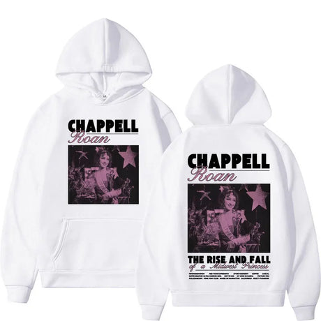 Chappell Roan Midwest Princess Tour Women Hoodie Print Pullover Hooded Rapper Hip Hop Singer Fleece Men Sweatshirt Gift for Fans - Lootquake
