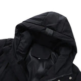 7xl Plus Size Padded Parkas Men Thick Warm Coats Solid Warm Cotton Long Coats Windbreaker Winter Outerwear 6xl Thermal Jacket - Lootquake